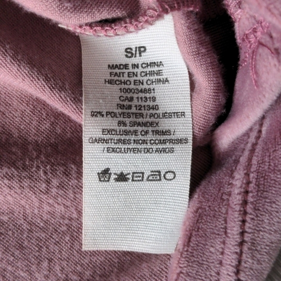 Garage Mauve Velour Top - Picture 6 of 8